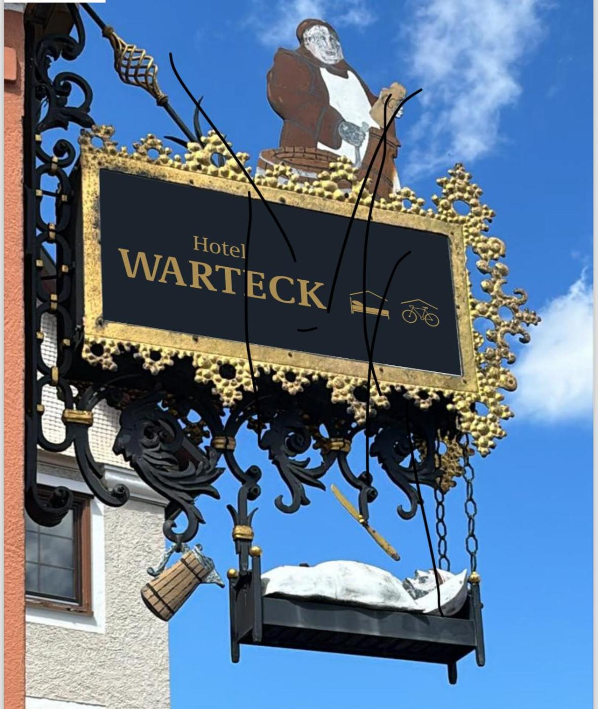פרוידנשטאדט Hotel Warteck מראה חיצוני תמונה